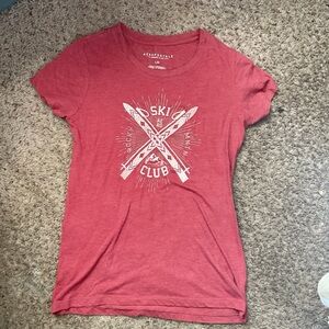 Aeropostale red shirt sleeve T-shirt. Size L